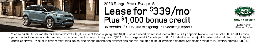 Evoque Offer Evoque Offer