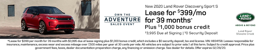 Discovery Sport Offer Discovery Sport Offer