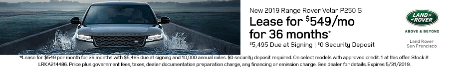 Velar Offer Velar Offer