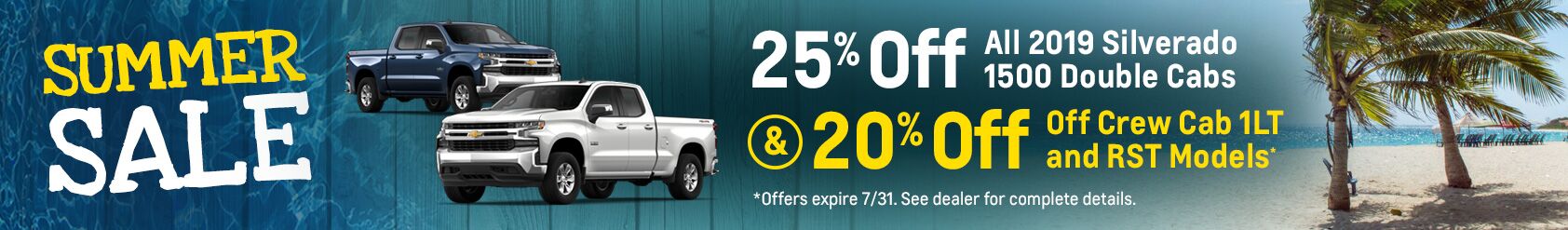 Summer Sale Silverado Summer Sale Silverado