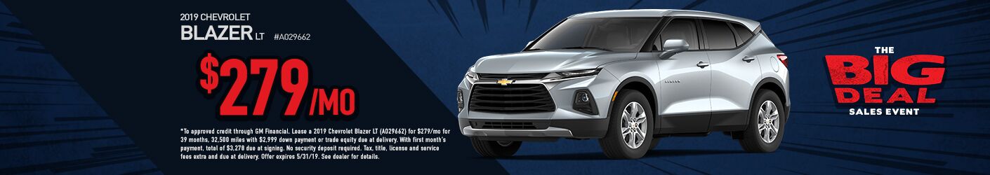 May 2019 Chevrolet Blazer May 2019 Chevrolet Blazer