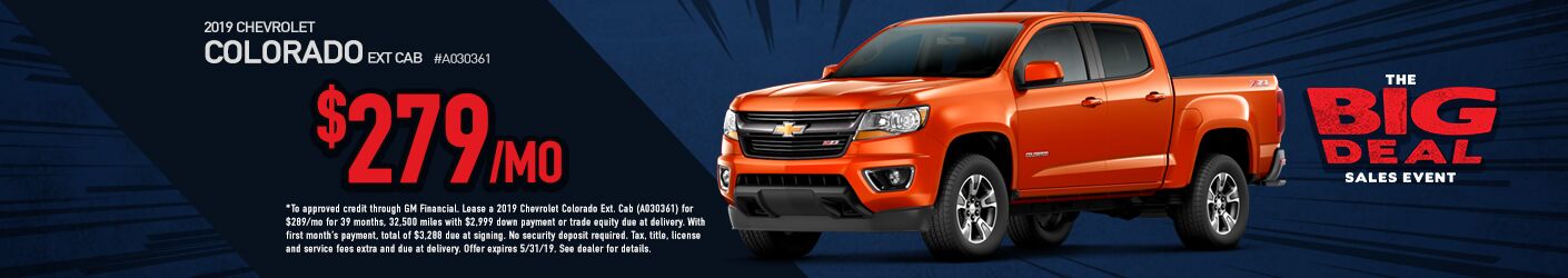 May 2019 Chevrolet Colorado May 2019 Chevrolet Colorado
