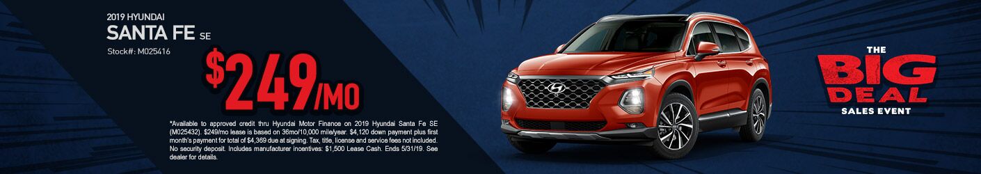 May 2019 Hyundai Santa Fe May 2019 Hyundai Santa Fe