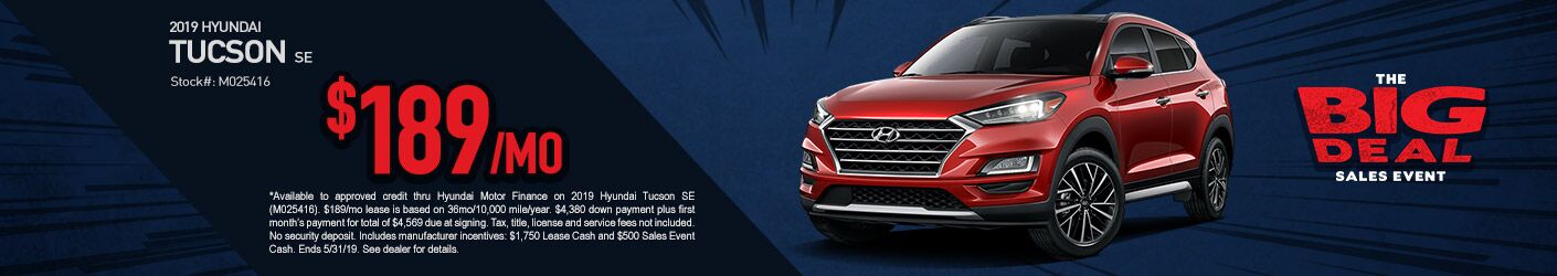 May 2019 Hyundai Tucson May 2019 Hyundai Tucson