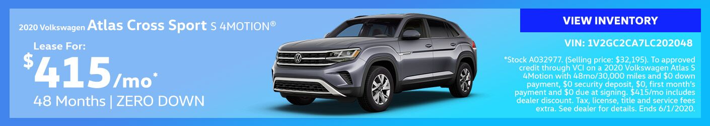 May 2020 Atlas Cross Sport May 2020 Atlas Cross Sport