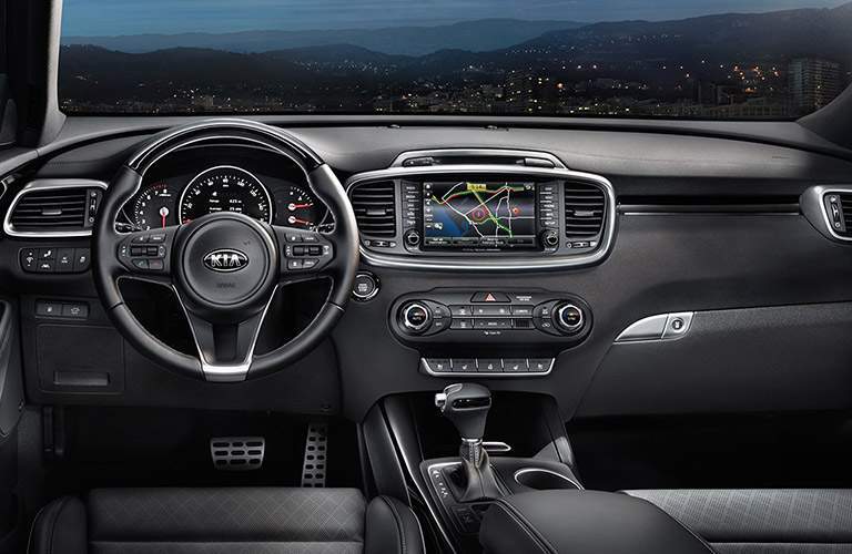 2017 Kia Sorento dashboard overview