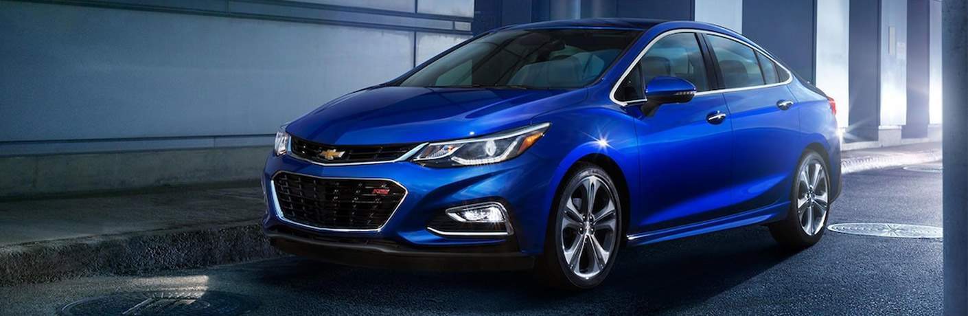 2018 Chevy Cruze parked on the side of a deserted road