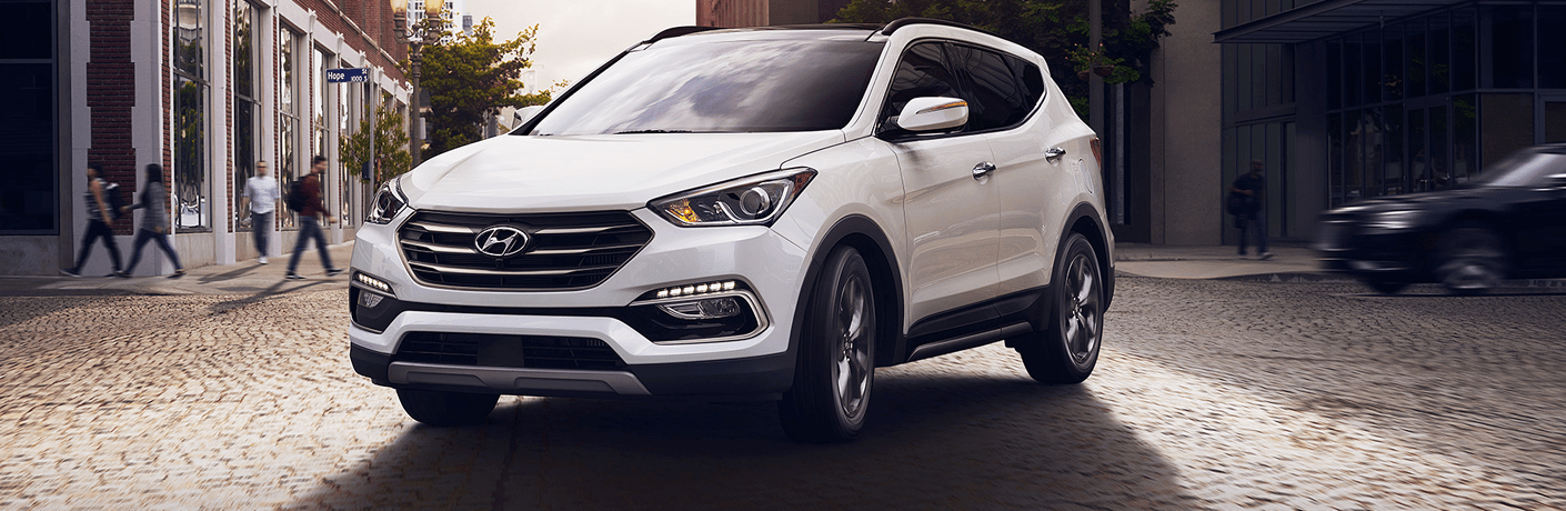 Hyundai Santa Fe Sport exterior and grille