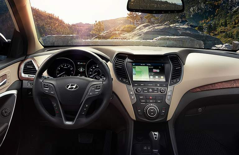 2018 Hyundai Santa Fe dashboard