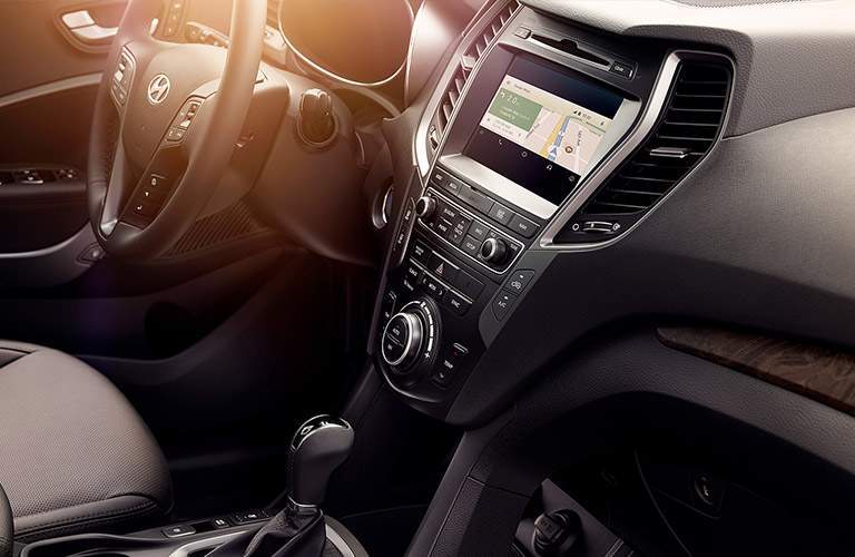 2018 Hyundai Santa Fe center touchscreen display