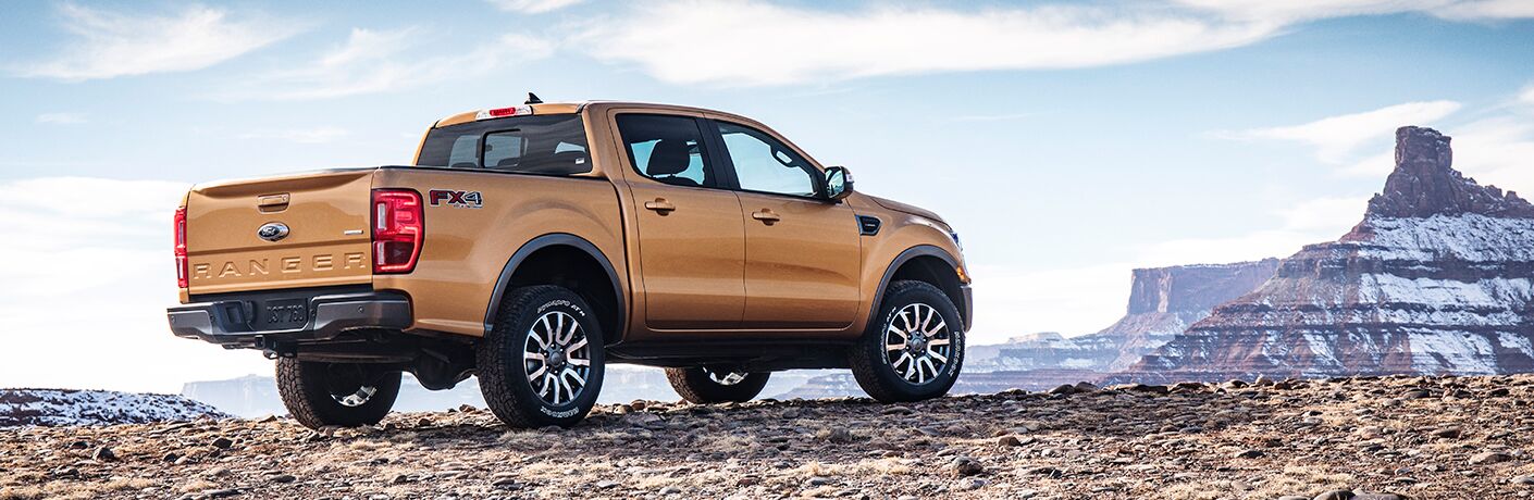 2019 Ford Ranger exterior in orange