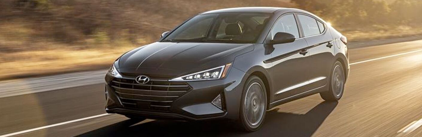 2019 Hyundai Elantra exterior in grey