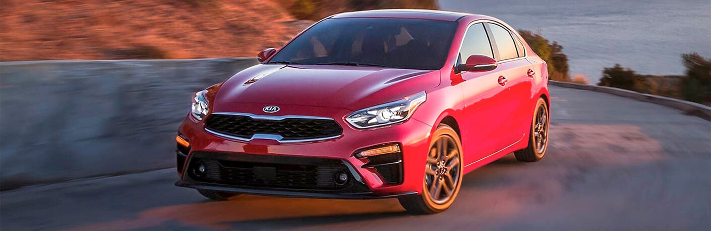 2019 Kia Forte exterior in red