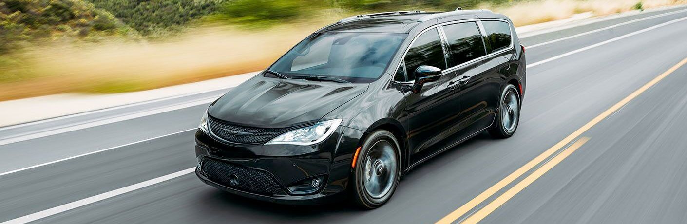 2020 Chrysler Pacifica cruising down the road
