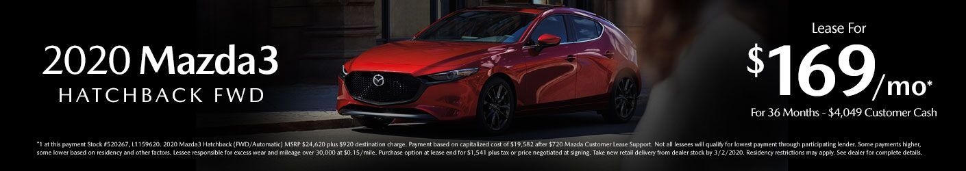 2020 Mazda3 Hatchback 2020 Mazda3 Hatchback