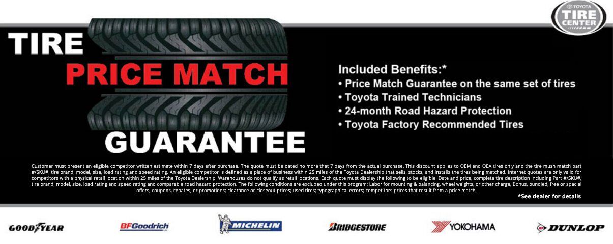 Tires for Toyota Toyota Discount Tires serving Chattanooga & Dalton