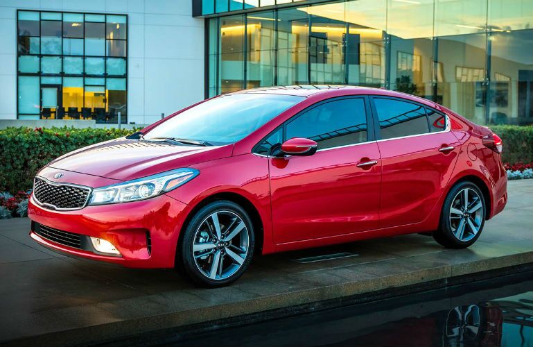 2018 Kia Forte parked at water edge