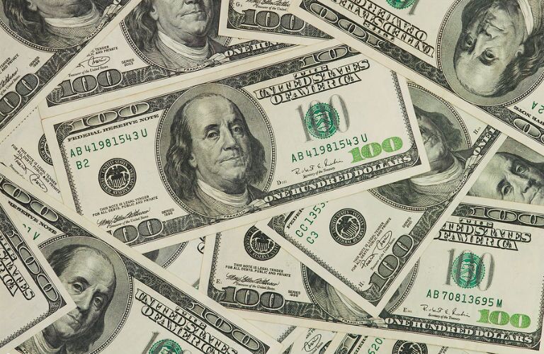 Hundred dollar bills