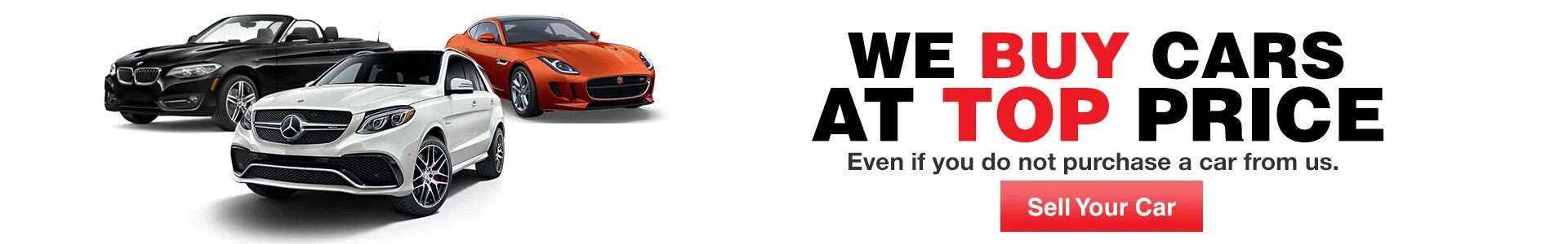 We buy Cars at Top Prices