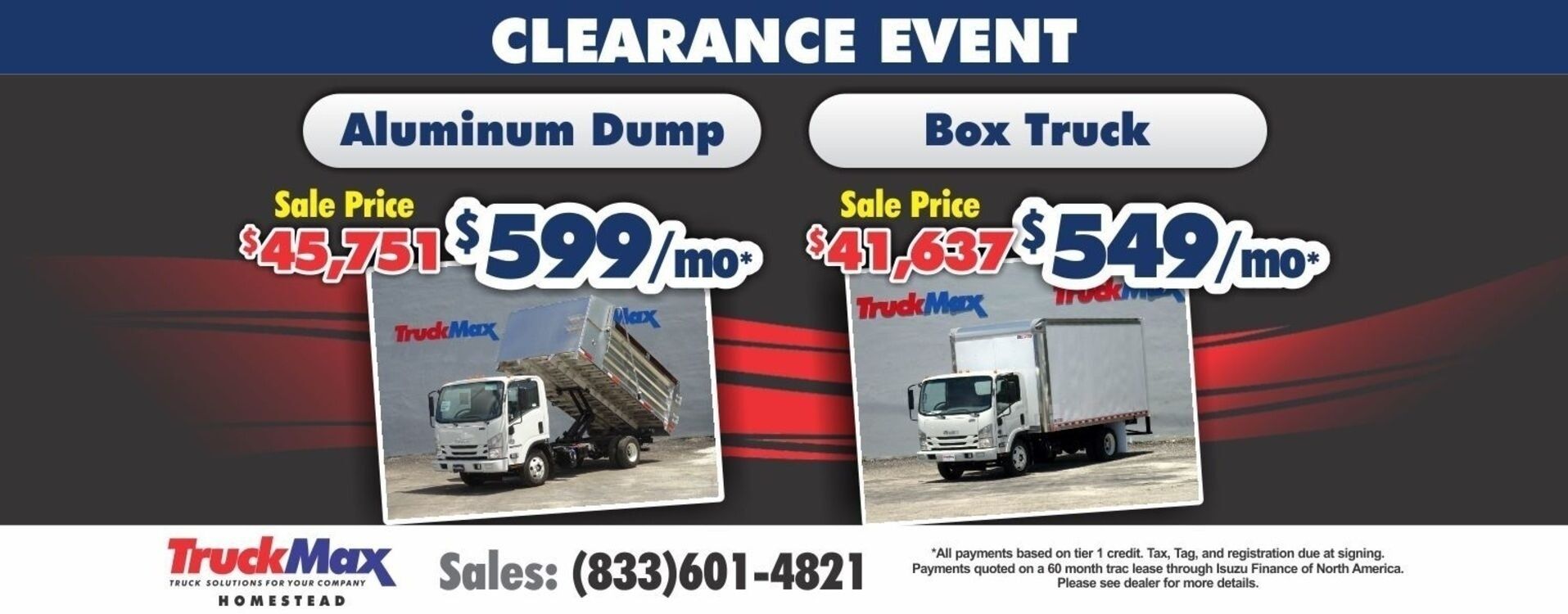 Commercial Trucks Dealership Homestead Fl Truck Max Q1 Clearance Event