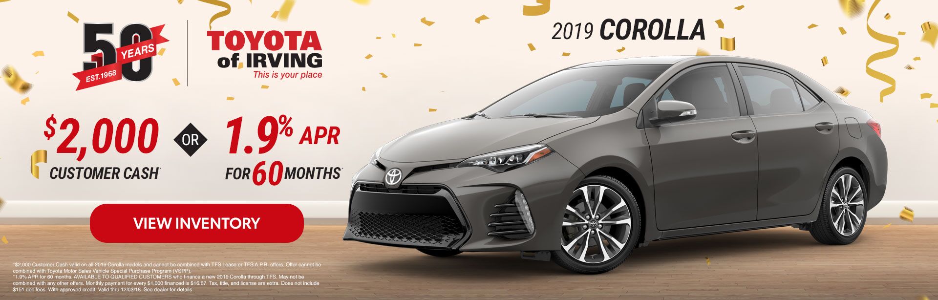 New SRP Corolla New SRP Corolla