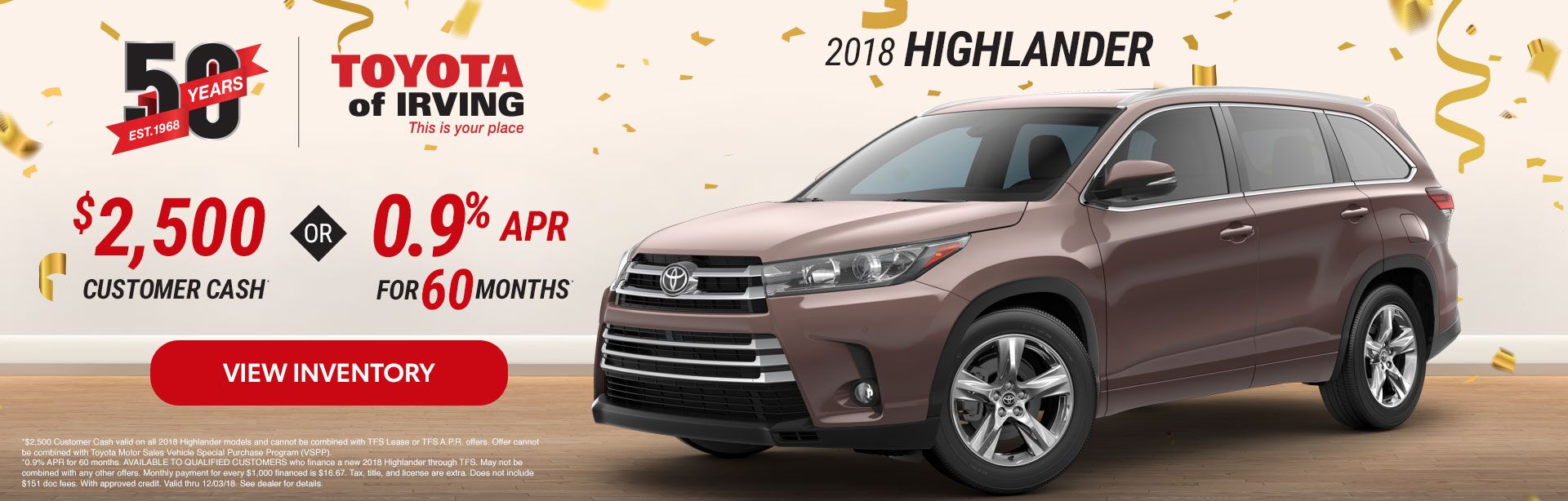 New SRP Highlander New SRP Highlander