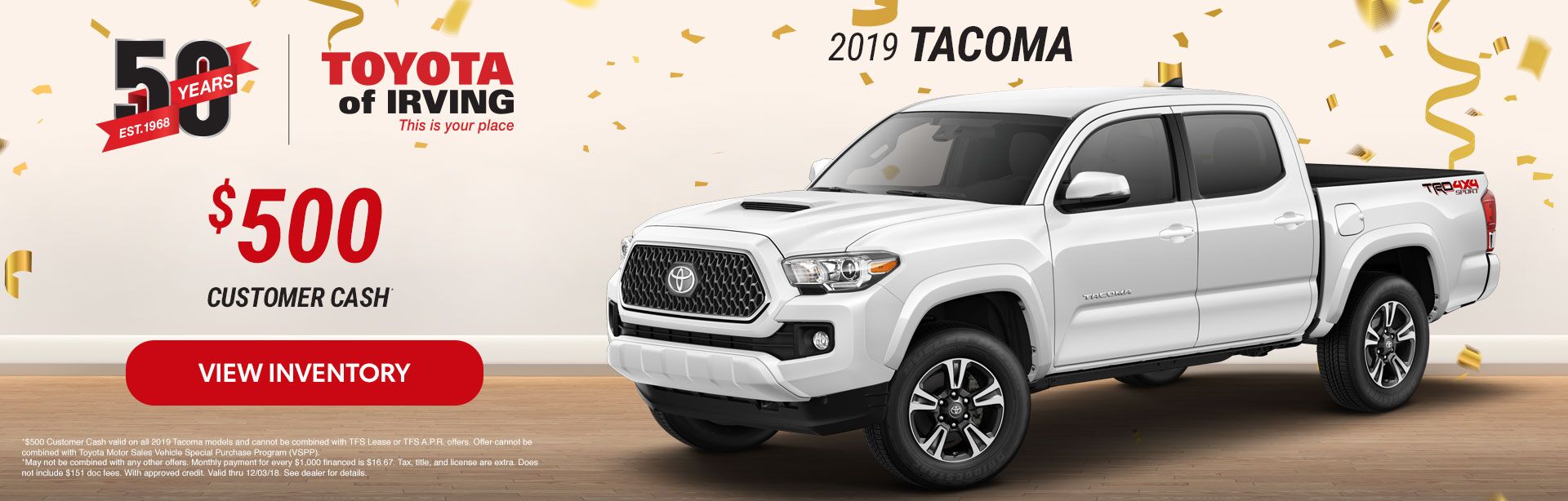 New SRP Tacoma New SRP Tacoma