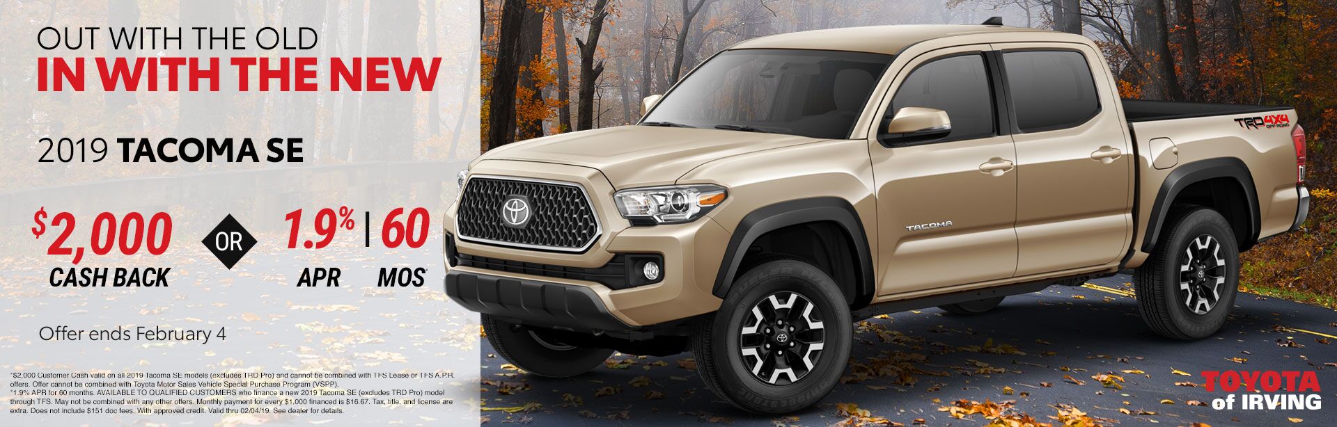 New SRP Tacoma New SRP Tacoma