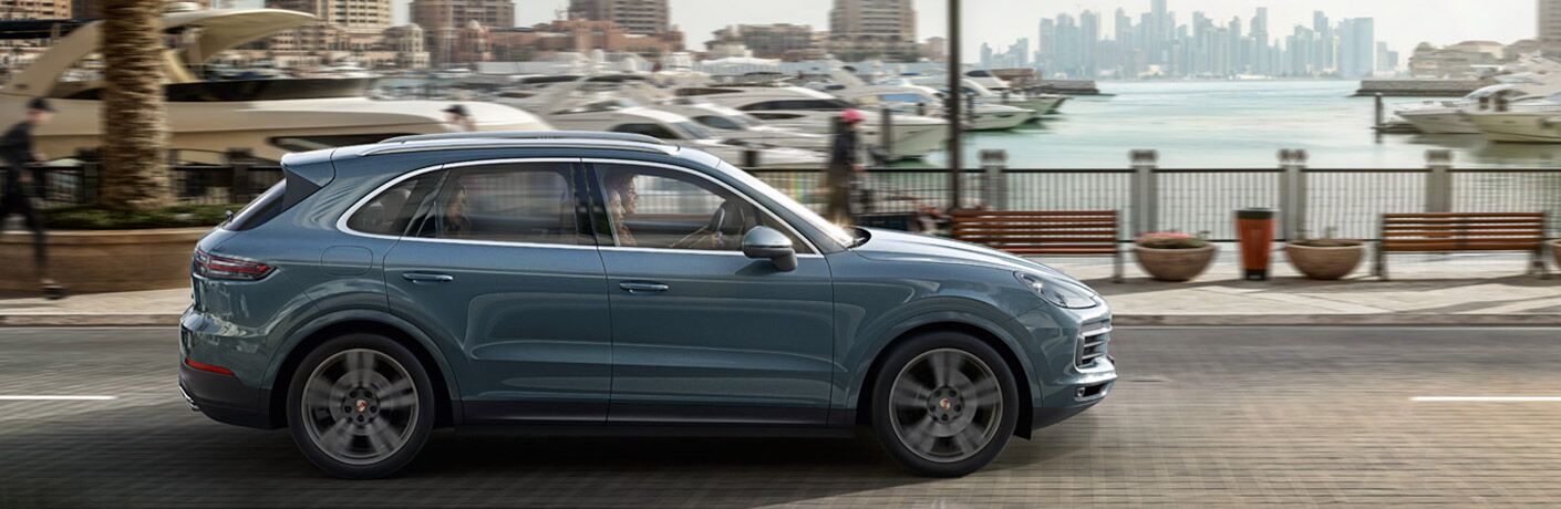 Side view of the 2018 Porsche Cayenne