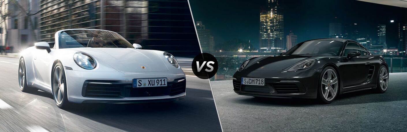 2020 Porsche 911 vs 2020 Porsche 718