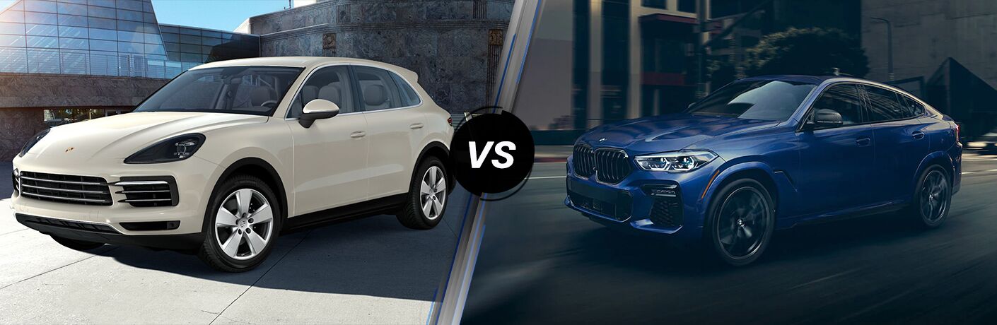 2021 Porsche Cayenne vs 2021 BMW X6