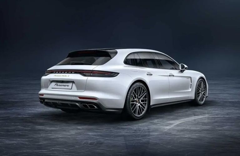 2021 Porsche Panamera Turbo S back and side look