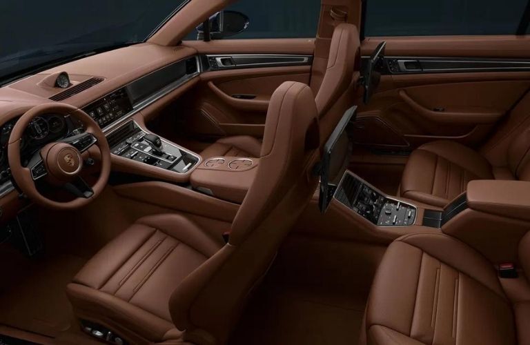 2021 Porsche Panamera Turbo S interior cabin view