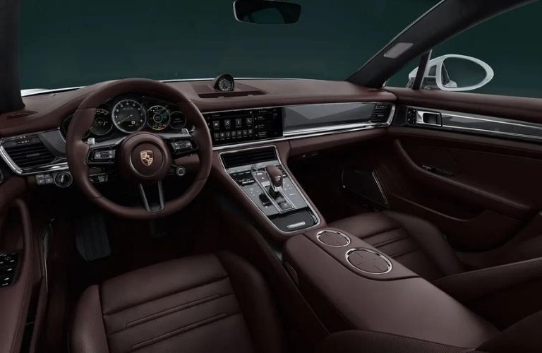 2021 Porsche Panamera Turbo S front interior