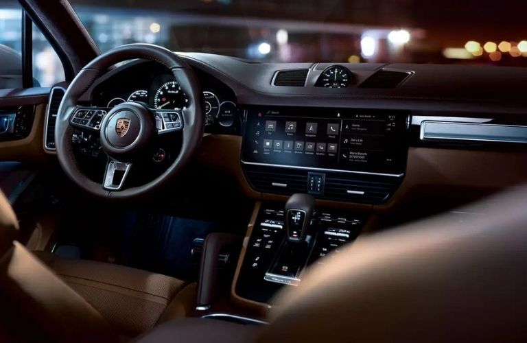 2022 Porsche Cayenne interior front dash