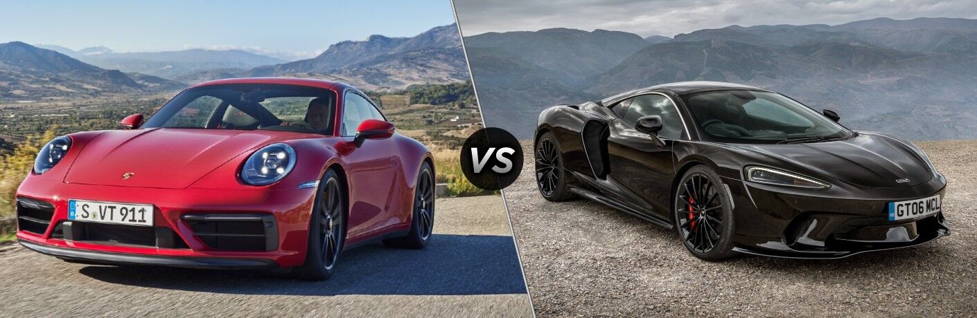 2023 Porsche 911 vs. 2023 McLaren GT model comparison