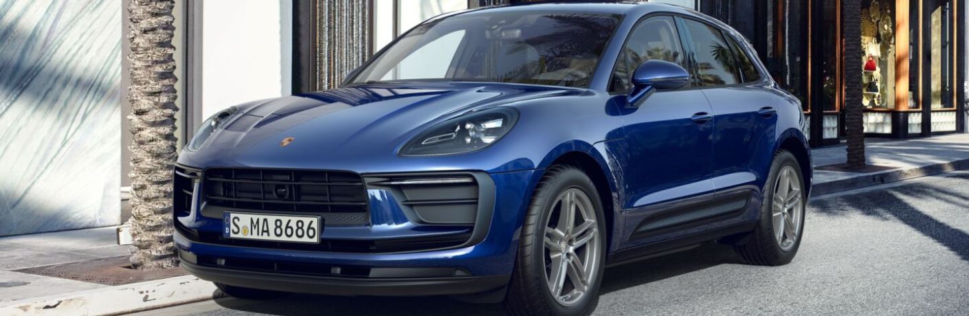 2023 Porsche Macan on the road