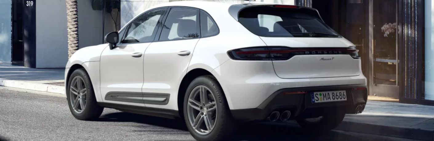Rearview of the 2023 Porsche Macan T