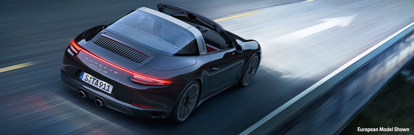 2019 Porsche 911 Targa 4 on the road