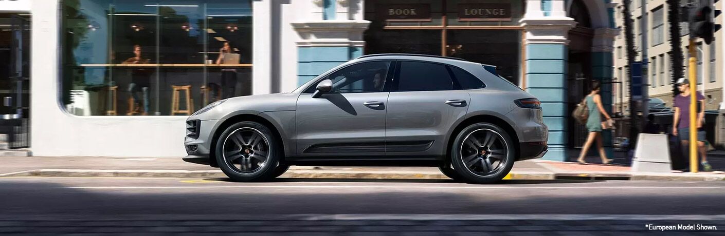 2020 Porsche Macan driving on city streets