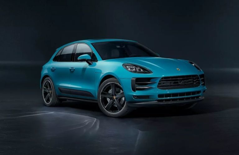 Blue 2020 Porsche Macan