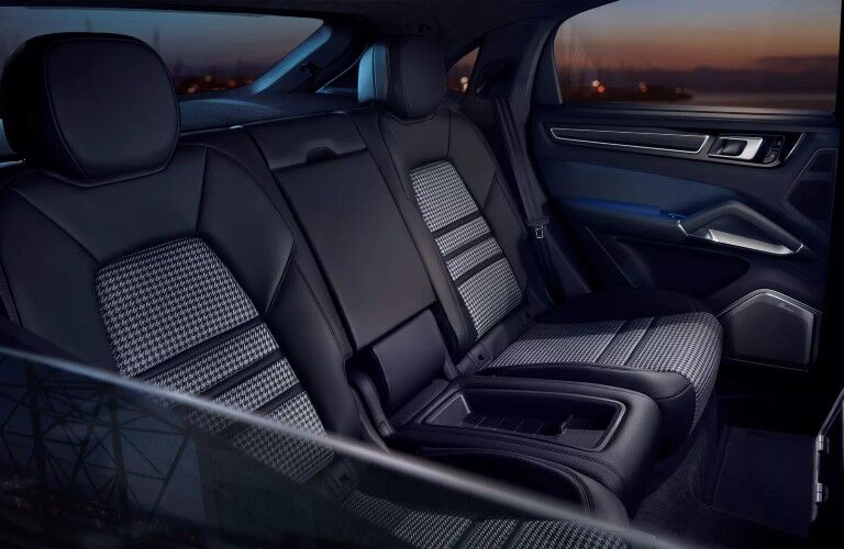 Rear seating in 2020 Porsche Cayenne Coupe