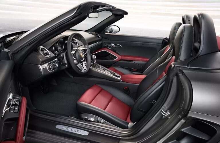 Interior view of 2020 Porsche 718 Boxster