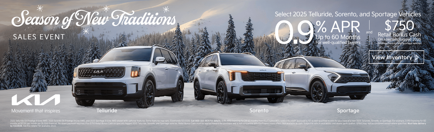 2025 Season of New Traditions Sales Event