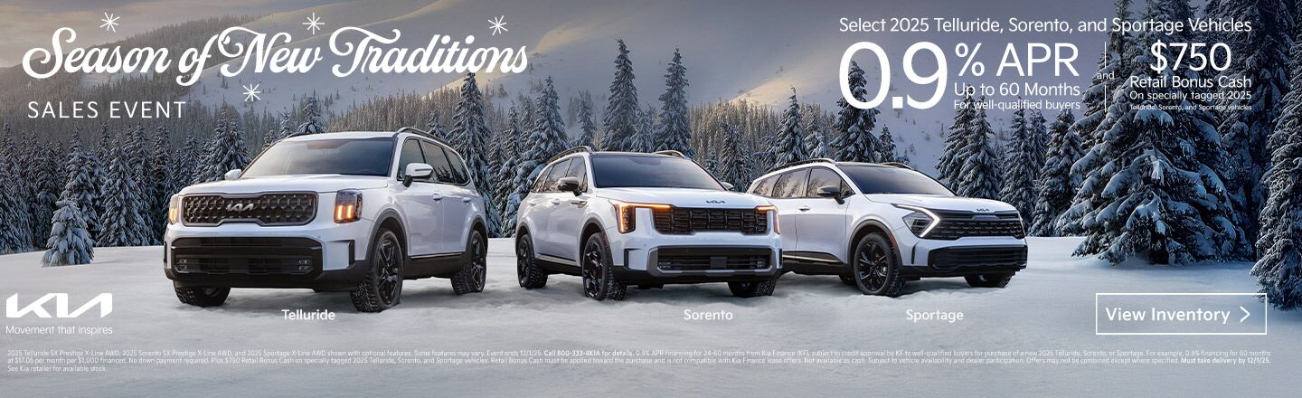 2025 Season of New Traditions Sales Event