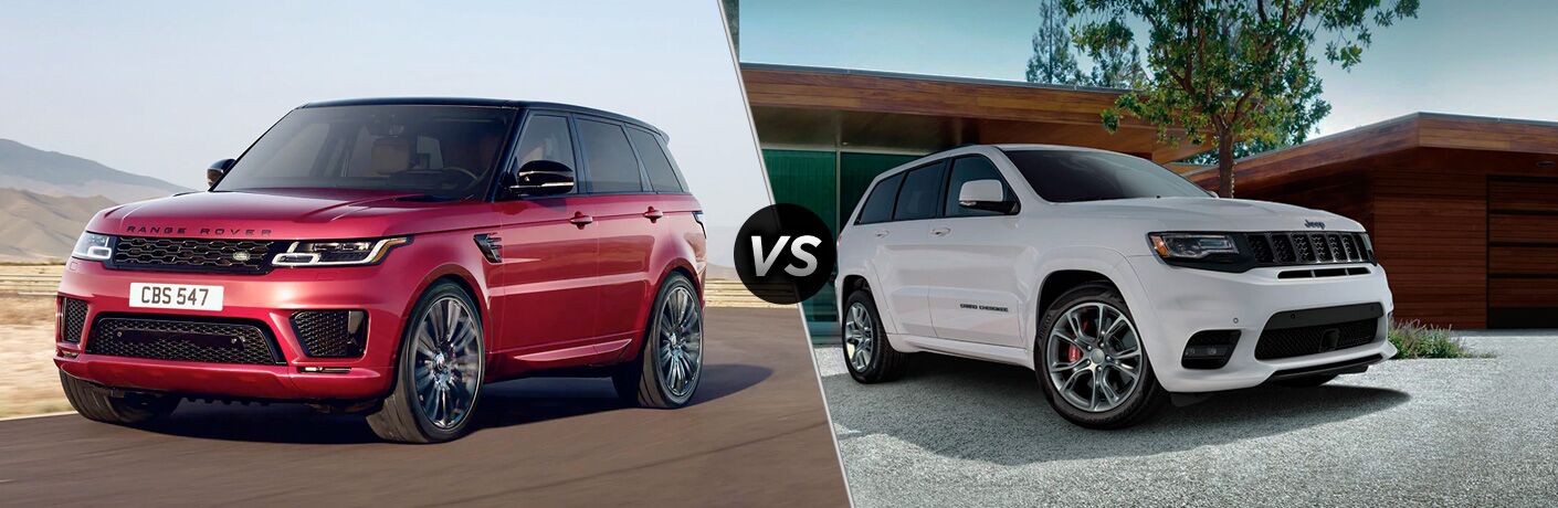 Verplaatsbaar Hardheid verbergen 2020 Land Rover Range Rover Sport vs 2020 Jeep Grand Cherokee SRT