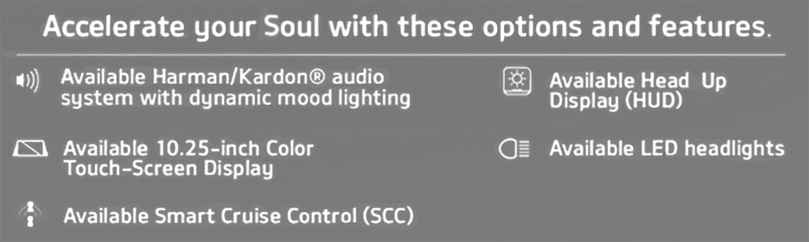 Accelerate your soul with these options and features.