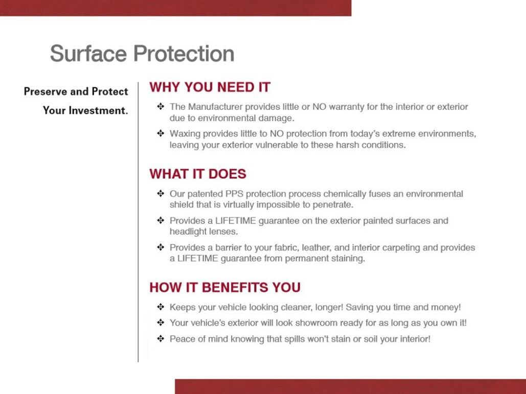 Surface Protection