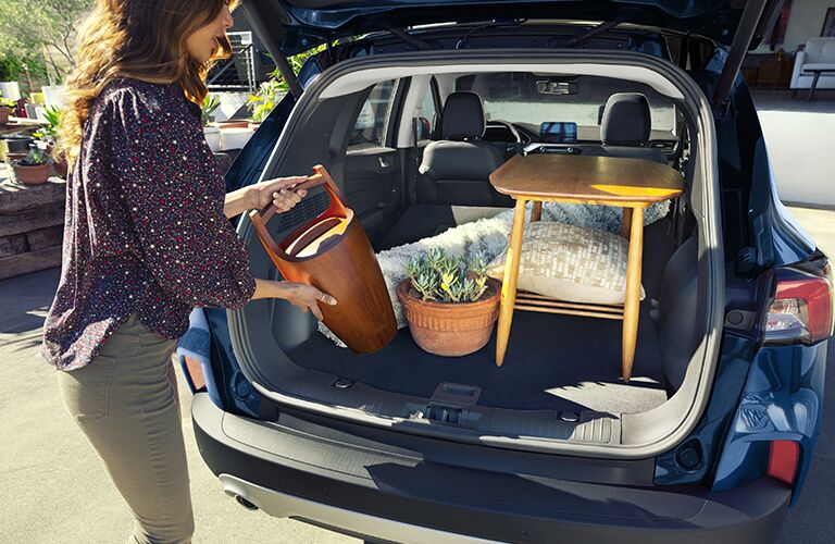 2022 Ford Escape SE rear cargo space