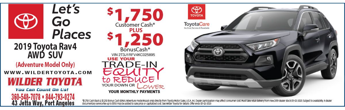 Toyota Dealership Port Angeles Wa Used Cars Wilder Toyota